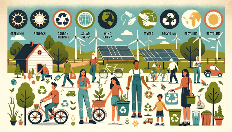 Ekolojik ayak izi ve doğal kaynaklar hakkında Almanca'da ne demek? Bu kılavuz, çevreci Almanca ifadeleri öğrenmenize yardımcı olacak.