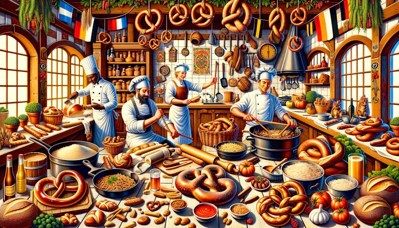 Almanca'da aşçılık ve yemek kültürüne dair bilgiler edinin. Yemek tarifleri, restoran diyalogları ve daha fazlasını keşfedin. Aşçılıkta Almanca öğrenin!