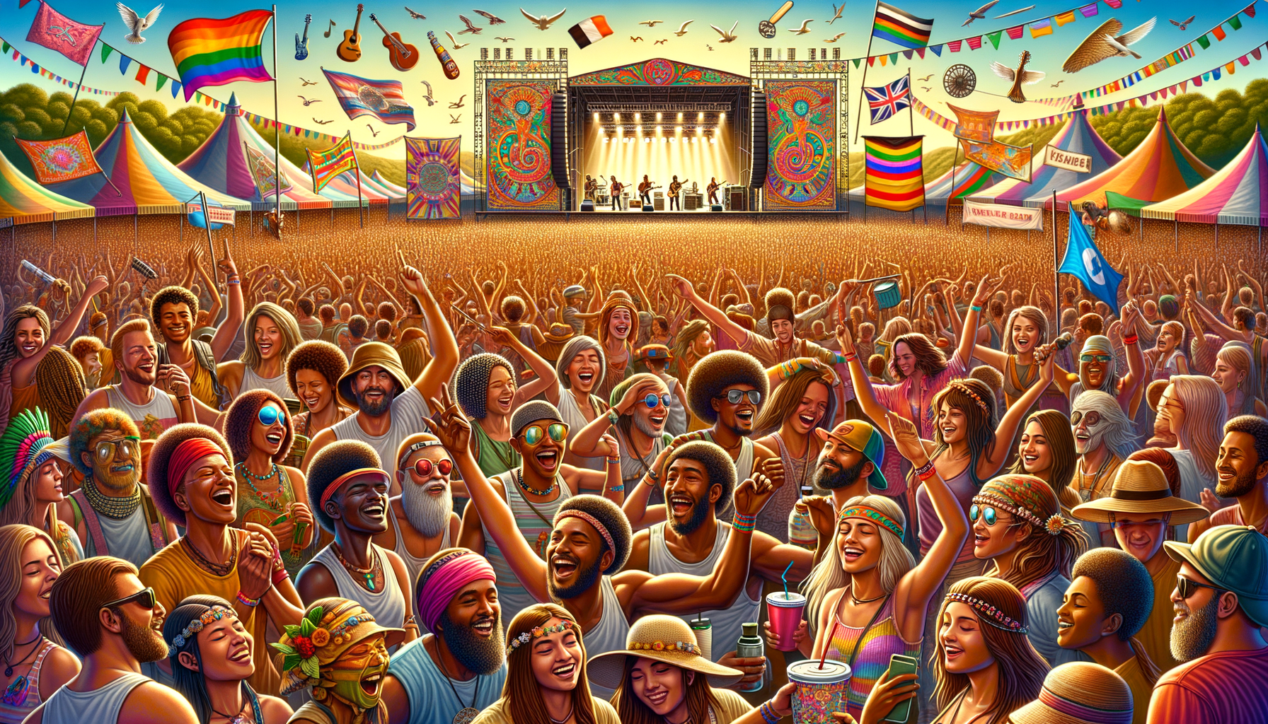 Müzik festivaline katılma deneyiminizi zenginleştirin! Pratik Almanca cümlelerle konuşma yeteneğinizi artırın ve festival deneyiminizi doruklara çıkarın.
