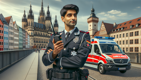 Ambulans sürücüleri için Almanca konuşma ifadeleri! Mesleki dil becerilerinizi geliştirin, acil durumları daha etkili yönetin. Almanca öğren, hayat kurtar!