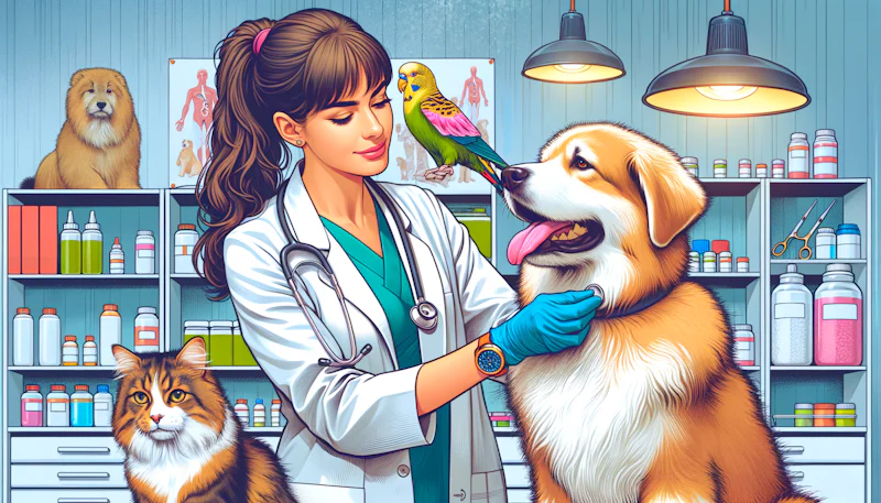 Veteriner hekimler için Almanca mesleki konuşma ifadeleri kılavuzu! Almanca konuşabilen müşterilerinizle etkili iletişim kurun ve hizmet kalitenizi artırın.