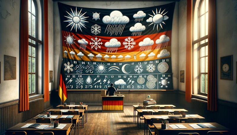 Almanca hava durumu ve iklim konuşmalarınıza renk katacak ifadeler. Kendinizi Almanca konuşmalarda doğru ifade edin.