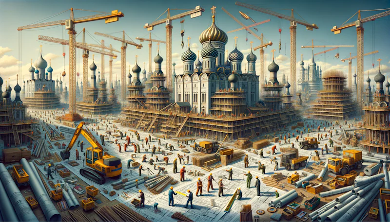 İnşaat yönetimi sektöründe kullanılan Rusça kelimeleri öğrenin. İnşaat, yönetim ve dil becerilerinizi güçlendirin. Rusça ve inşaat terminolojisi rehberi.