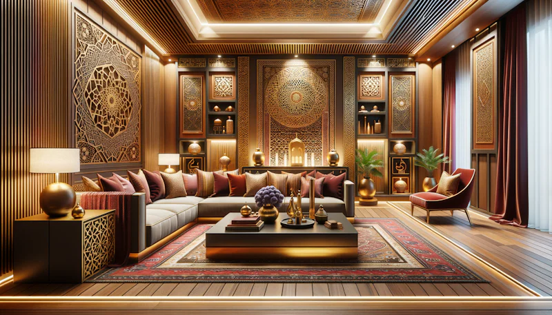 Arapça ev dekorasyonunda kullanılan kilit iç mimarlık terimlerini öğrenin. Kendi stilinize uygun Arapça ev dekorasyon fikirleri keşfedin.