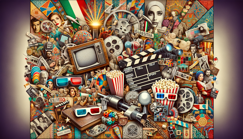İtalyanca'da sinema ve televizyon terminolojisi ve popüler kültür ifadeleri! Eğlence dünyasını İtalyanca öğrenirken keşfedin.