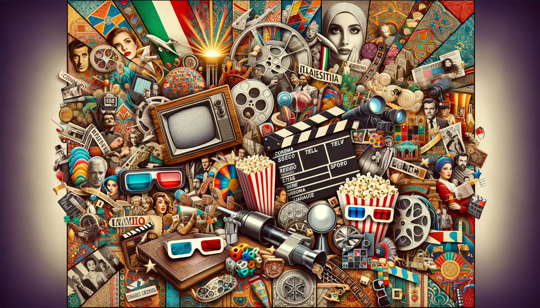 İtalyanca'da sinema ve televizyon terminolojisi ve popüler kültür ifadeleri! Eğlence dünyasını İtalyanca öğrenirken keşfedin.