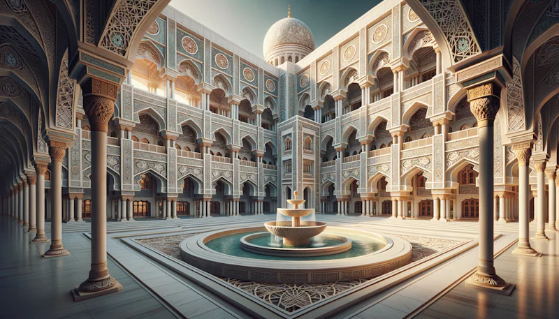 Arap mimarisi harikalarını ve mimari terimlerle Arapça'yı keşfedin. Tarih, kültür ve dilin eşsiz birleşimini deneyimleyin. Arap dünyasının büyüsüne kapılın.