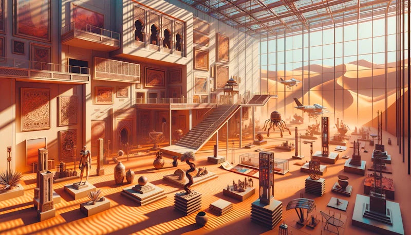 Arap dünyasının en ünlü sanat galerileri ve müzeleri hakkında bilgilere ulaşın. Sanat terimlerini öğrenin ve sanatsal yolculuğunuzda ilerleyin.