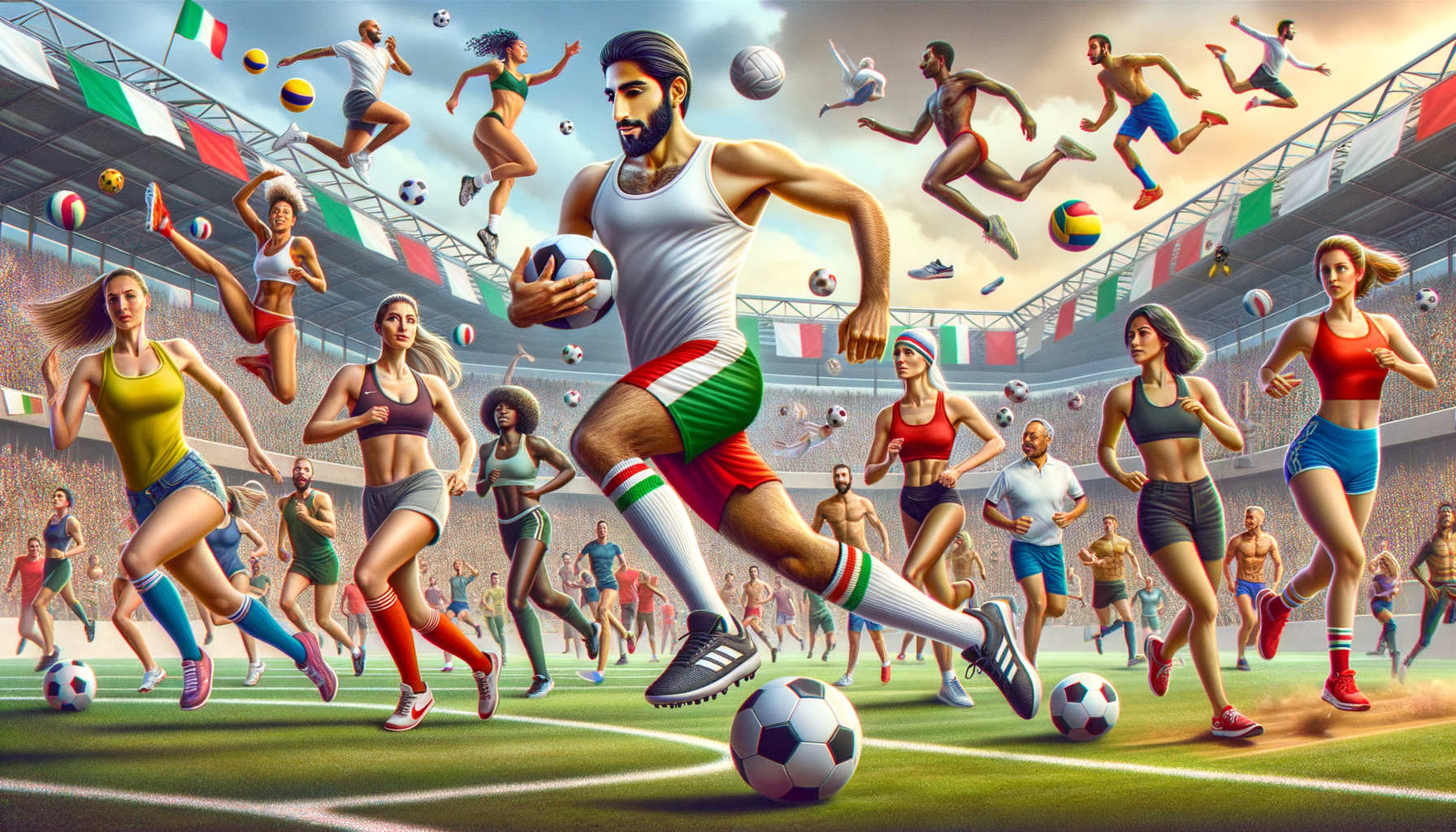 Sporla İtalyanca öğrenin! Spor terimleri ve sporla ilgili İtalyanca diyalogları keşfedin! Kolay, hızlı ve eğlenceli bir yol. Hemen başlayın!