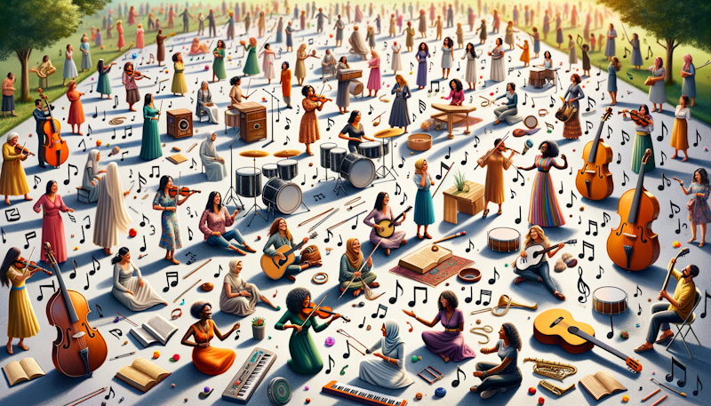 Estonca müzik enstrümanları ve terimlerini öğrenin. Gitar, piyano ve daha pek çok enstrümanın isimlerini ve müzikle ilgili önemli kelimeleri keşfedin.