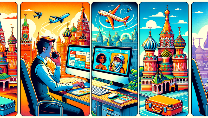 Rusça tatil rezervasyonu için gerekli ifadeleri öğrenin. Kolay ve hızlı bir şekilde otel, uçak bileti veya restoran rezervasyonu yapın.