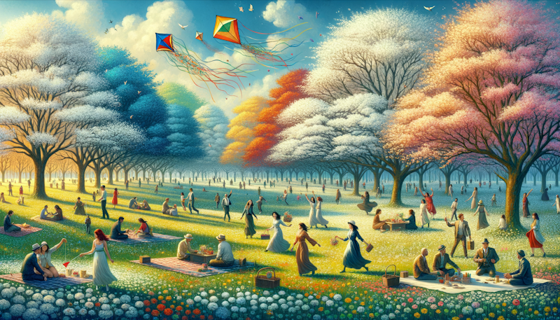 Obtain information about the Spring Festival in Korean. Explore details on seasonal events, celebrations, and traditions in Korean.