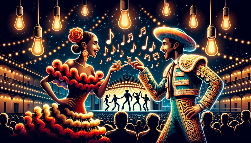 İspanyolca eğlence diyaloglarına hakim olun, İspanya'daki eğlence mekanlarında rahatça iletişim kurun! Pratik cümlelerle dil becerinizi geliştirin.