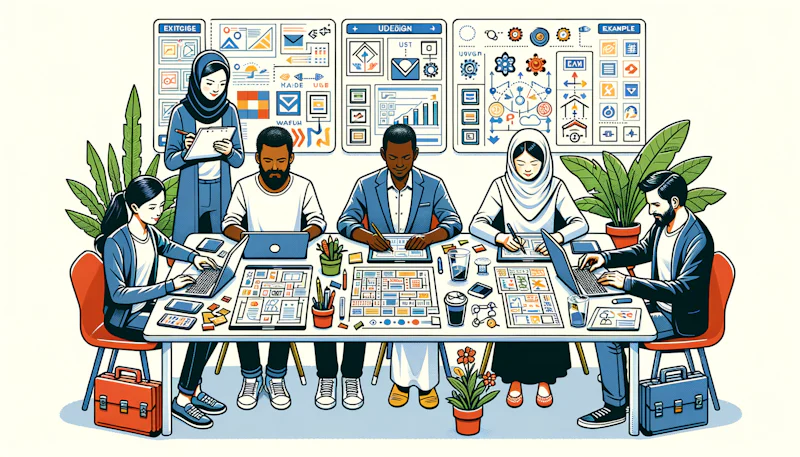 Almanca UX Design terimleri ve ilkelerini öğrenin. Kullanıcı deneyimi tasarımı hakkında bilmeniz gereken tüm konular burada. Başarınızı artırın!