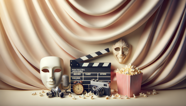 Estonca film ve tiyatro terimlerini öğrenin! Kültürel aktivitelerinize zenginlik katıp, Yeni bir dilin sırlarını keşfedin. Dil öğrenme, kültür, eğlence.
