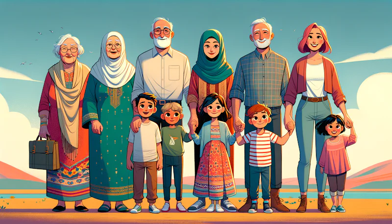 Korece aile üyeleri öğrenme rehberimizle, aile tanıtımlarınızı kolaylıkla yapın! Pratik ve anlaşılır derslerimizle Korece'yi hızlıca öğrenin.