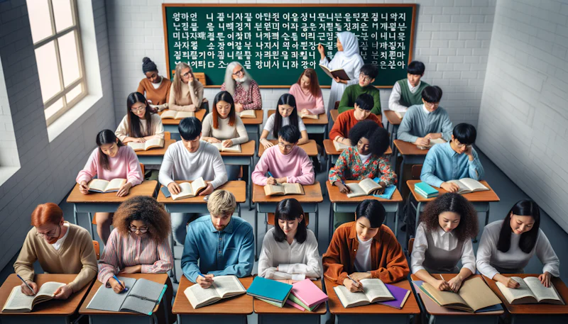 Korece okuma ve yazma becerilerinizi geliştirin! Temel bilgiler, pratik yöntemler ve kolay anlaşılır derslerle Korece'yi hızlı ve etkili öğrenin.