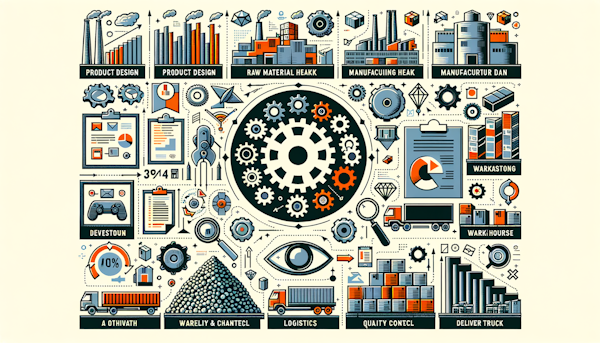 Learn the industrial processes and production planning terms in Korean production management. Optimize your production process!