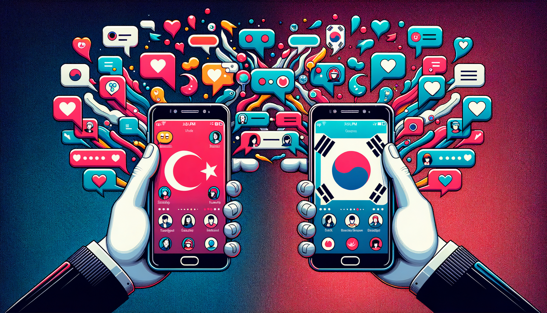 Korece arkadaşlık kurma rehberiniz! Sosyal ağ kelimeleri ile dil bariyerini aşın ve Koreli arkadaşlarınızla daha rahat iletişim kurun.