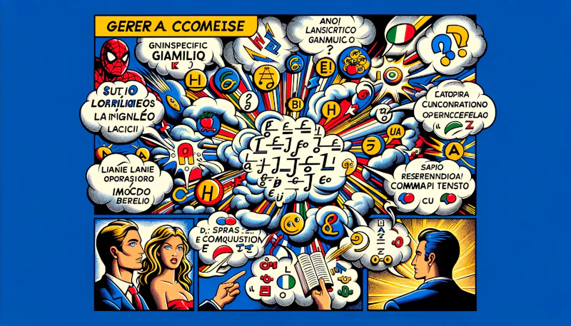 İtalyanca dil öğrenimi için çizgi romanları keşfedin. Görsel anlatım yöntemiyle dil eğitiminizde mükemmel ilerleme kaydedin.