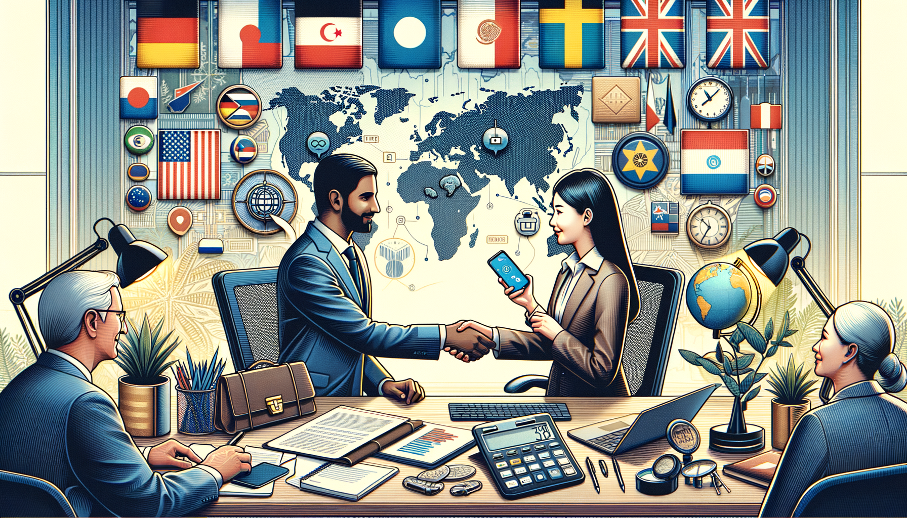 Korece'de uluslararası ilişkiler ve diplomatik ifadeler konusunda bilgi edinin. Etkili bir iletişim için ipuçları ve pratik dersler.