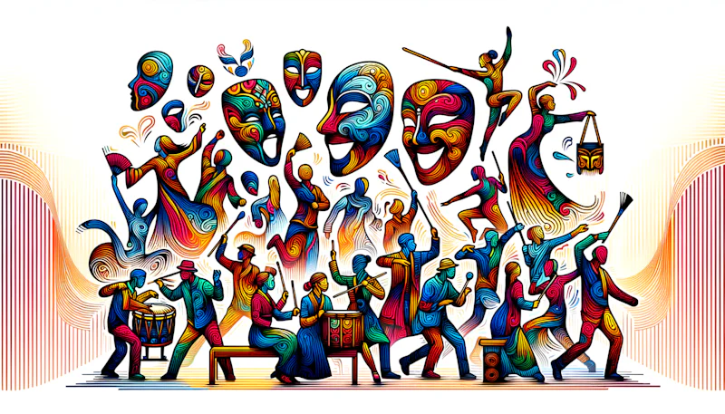 Yaratıcı drama ve performans sanatı kelimelerini Korece'de öğrenin. Tiyatro tutkunları ve Kore diline yeni başlayanlar için ideal bir başvuru kaynağı!