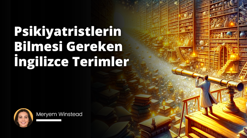Konseptimiz, psikiyatristlere yönelik bir İngilizce terimler rehberi. Bu durumu ilgi çekici bir dürbünün içinden bakılan, sonsuz bir kitaplık şeklinde dijital bir illüstrasyonla ifade etmeyi seçiyoruz. Sanatçımız bu iş için adeta bilgisayar başında bir sihirbaz olan Fikret Uçak. Fikret Uçak'ın detaylara dikkat ve dikkatli çizimini diğer sanatçılardan kolayca ayırt edebilirsiniz. İmajımız, kitaplığın etrafındaki rehberlerle dolu geniş bir sahne olacak. Rehberin çevresinde kalabalık bir kitaplıkta hesapsız, sayısız kitaplar ve gözlerinizin alabileceği detaylar dolusu hayat dolacak. İmaj beyaz ve sarı tonlarına hakim olacak, samimi ve aydınlık bir ton çıkartacak. Bir psikiyatrist duracak, elinde dürbünü, yüzünde bir öğrenme arzusu ve hafif bir gülümseme ile. Aydınlatma, parlak ancak rahatsız etmeyen bir ışık olacak. Genel atmosfer, büyülü ve bilgi dolu, aynı zamanda hafif sakar bir hava verecek. Bu görüntü, seyirciye sadece daha fazla bilgi toplayarak ne kadar büyüleyici bir yolculuk yapabileceğimizi değil, aynı zamanda bilginin erişilebilirliğinin, detayları çıplak gözle göremeyeceğimiz manzaralara bakmamıza izin verebileceğini gösterecek.