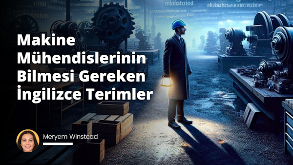Fotoğrafçılık sanat formunu kullanarak makine mühendislerinin bilmesi gereken İngilizce terimlerle dolu bir dünya gözler önüne seriyoruz. 35mm lensle çekilmiş bir kompozisyon; dünyaca ünlü endüstriyel fotoğrafçı Robert Doisneau'nun ustalığı ile ele alınmış. Alacakaranlıkta bir endüstri parkında, makineler ve tezgahlar arasında dolaşan bir mühendisin canlandırıldığı bu sahnede, bazı önemli İngilizce terimler yüksek kontrastlı bir yazı tipiyle her yeri süslüyor. Genel kabul görmüş terimlerin yanı sıra bazı az bilinen ama hala önemli kavramları da görmek mümkün. Soğuk bir renk sıcaklığına sahip bu görselde aydınlatma, mühendisin elinde taşıdığı fenerle sağlanıyor; etrafındaki terimler, bu ışıkla birlikte belirginleşiyor. Mühendisin yüzünde, bir çeşit analitik dikkat ifadesi var; her bir kelimeyi, her bir terimi dikkatlice incelemek için. Genel atmosfer, endüstriyel bir gizemi sevenler için eğlenceli bir bulmaca havası taşıyor. Kendimizi tam anlamıyla bir 'kelime fabrikasında' buluyoruz.