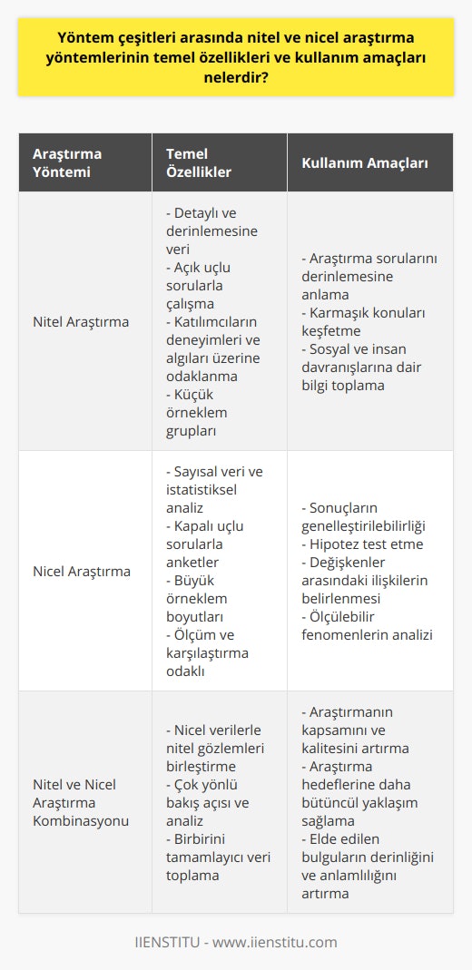 Araştırma Yöntemleri Nelerdir? | IIENSTITU
