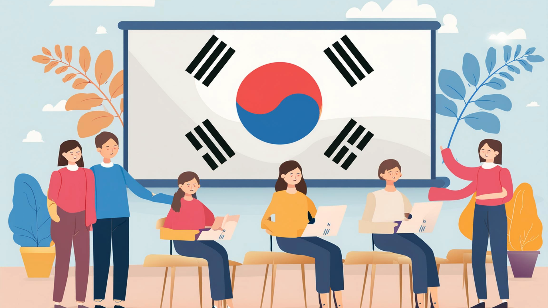 Korece öğrenme sürecinize yanınızda olacak bir rehber! Temel Korece kelimeler ve ifadeler sayesinde Korece'yi daha hızlı ve etkili öğrenin!