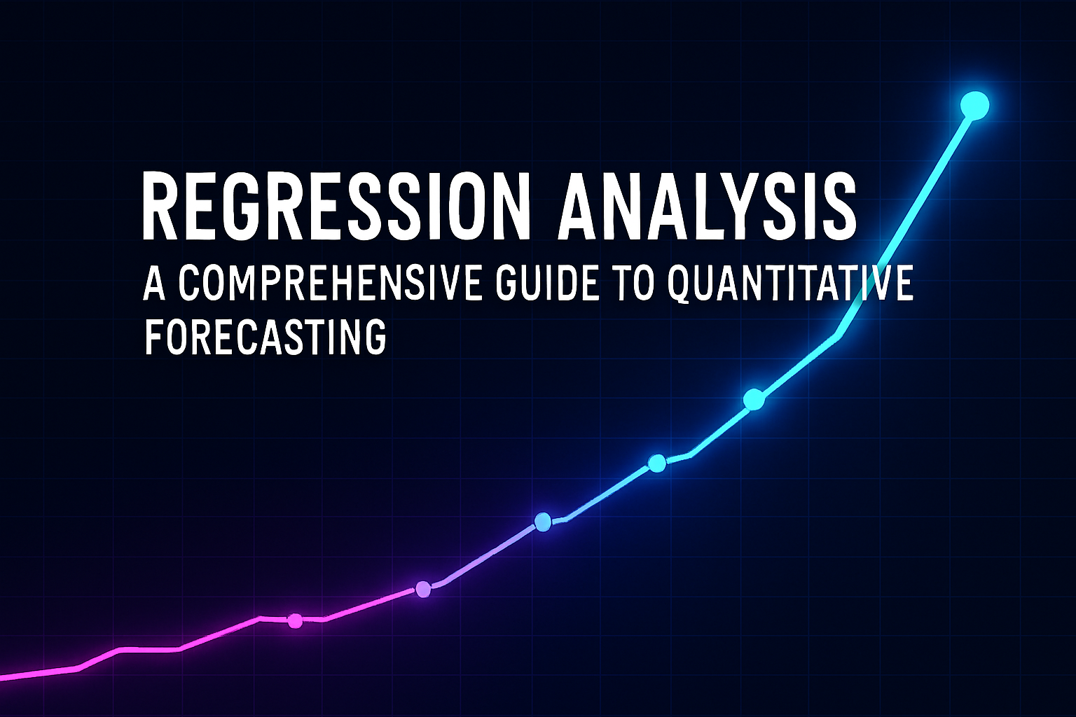 Master regression analysis for accurate forecasting with our expert guide. Dive into quantitative methods for predictive insights.
