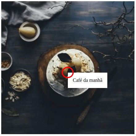 Posicionar texto sobre imagem usando position (está quase)