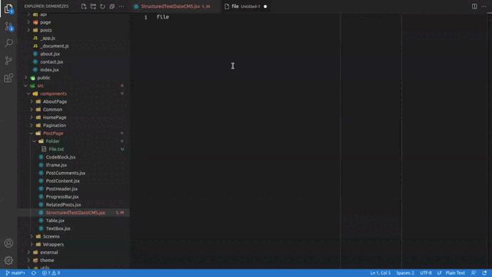  Animação do atalho VS Code para trocar linguagem do documento