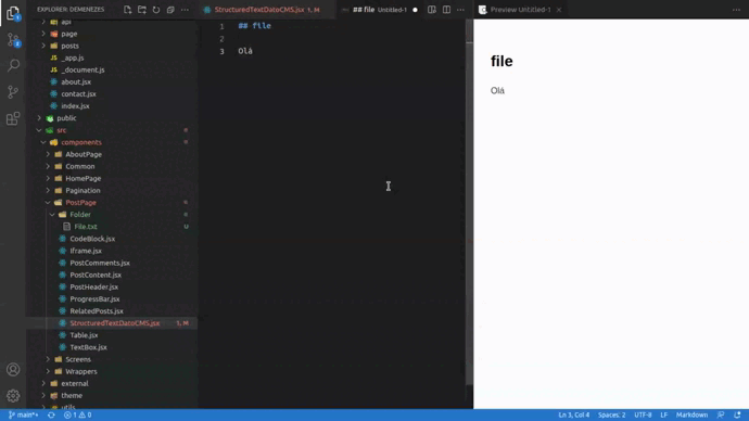 Animação do atalho VS Code para exibir e ocultar o terminal integrado