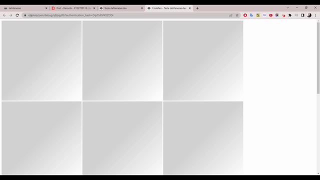 Skeleton placeholder com animação