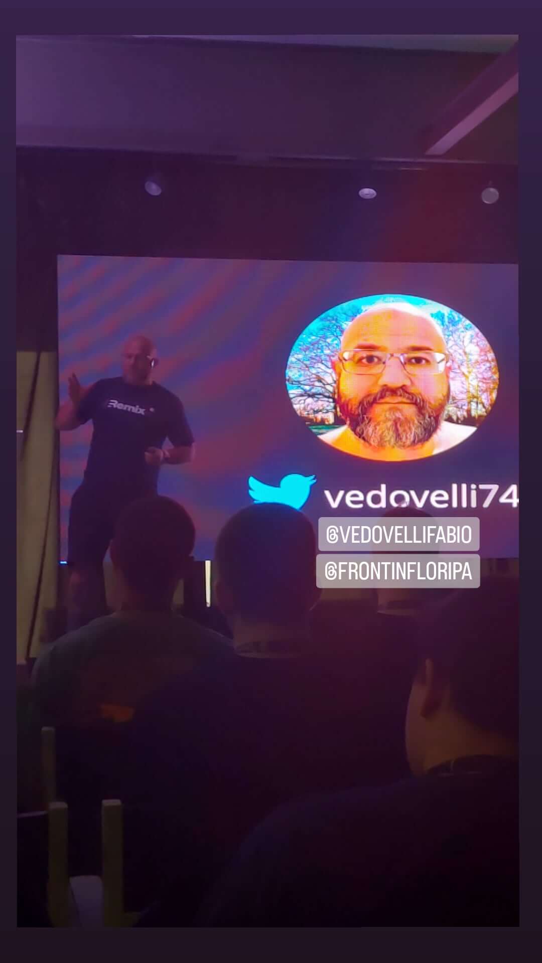 fábio vedovelli no palco