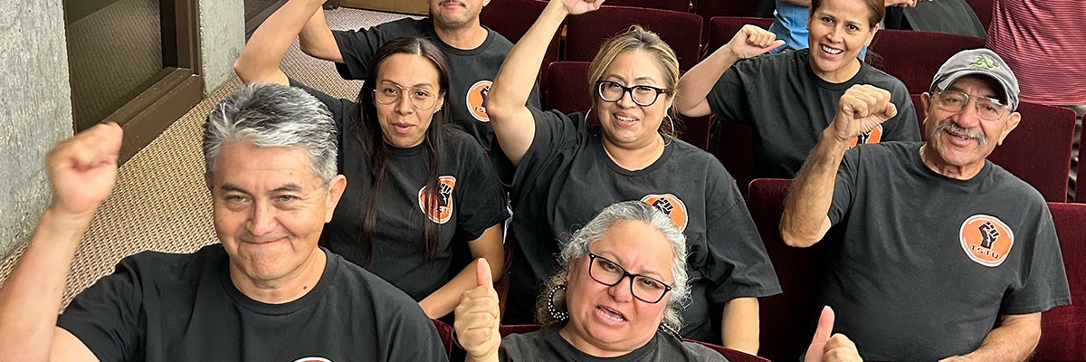 Leaders with the Todos Santos Tenant Union