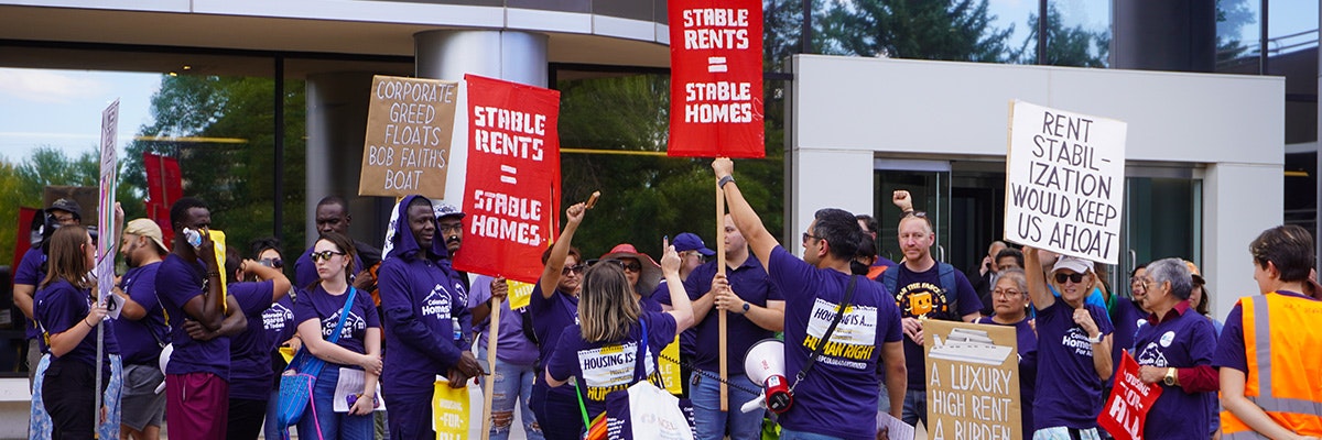 Colorado renters rally outside Greystar's corporate office