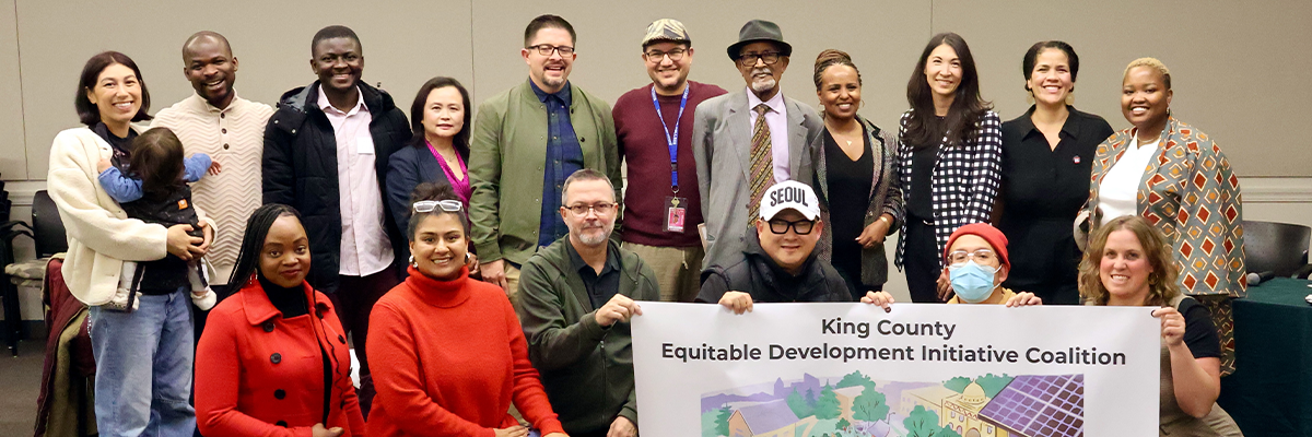 SAGE members rally in support of housing justice