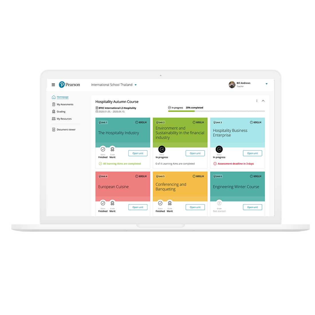 pearson main screen pearson main screen