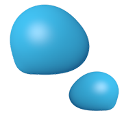 HandInScan Blue Bubbles