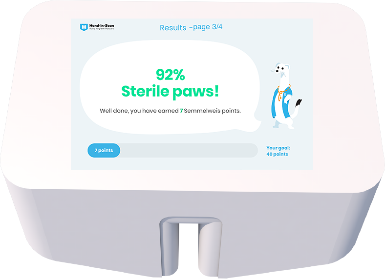 Gamification on screen - handiscan