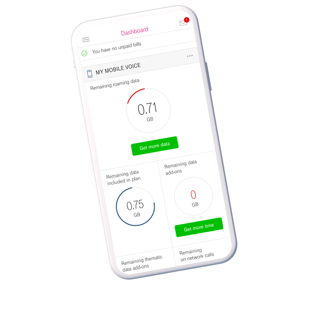 telekom x supercharge app screen