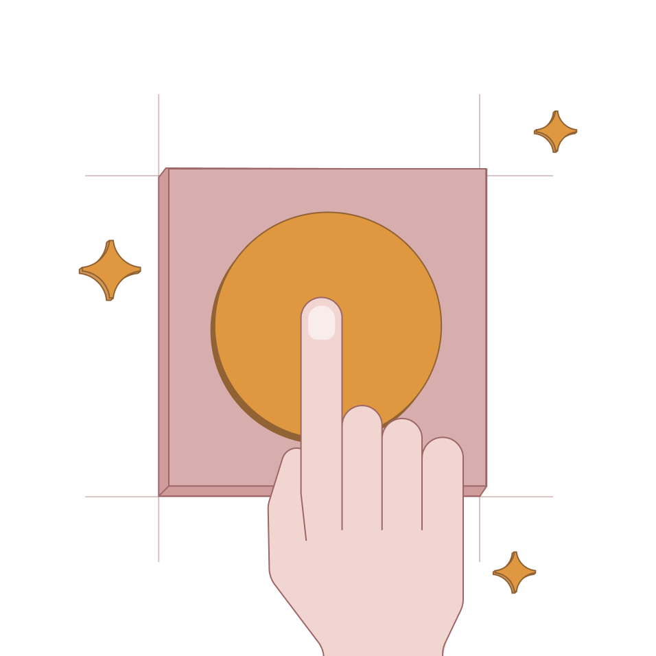 button illustration