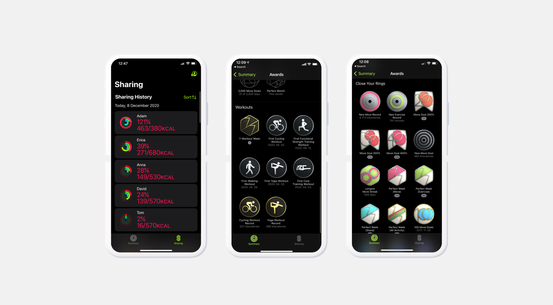 Apple's activity and health tracker