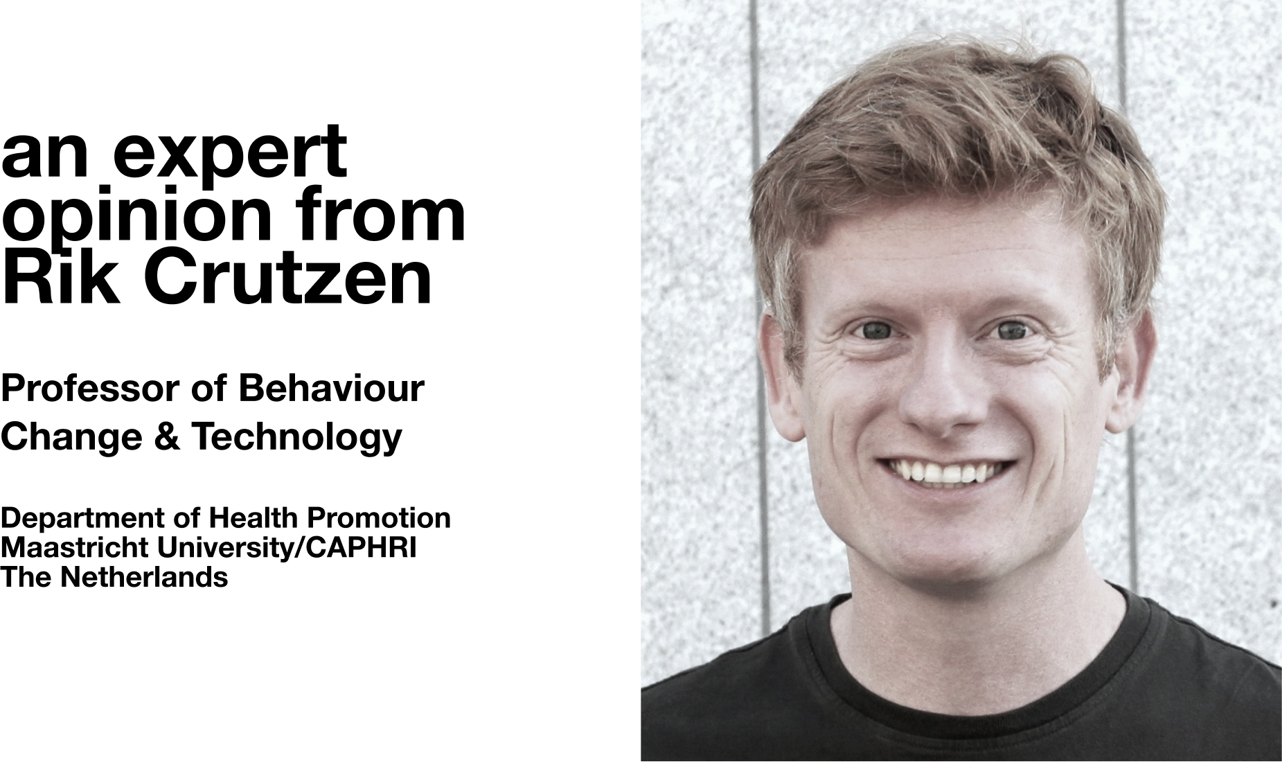 expert opinion from Rik Crutzen