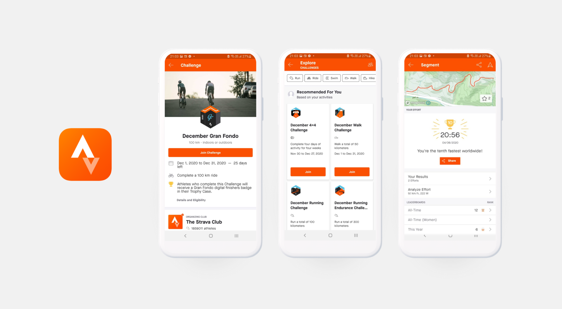 Strava app