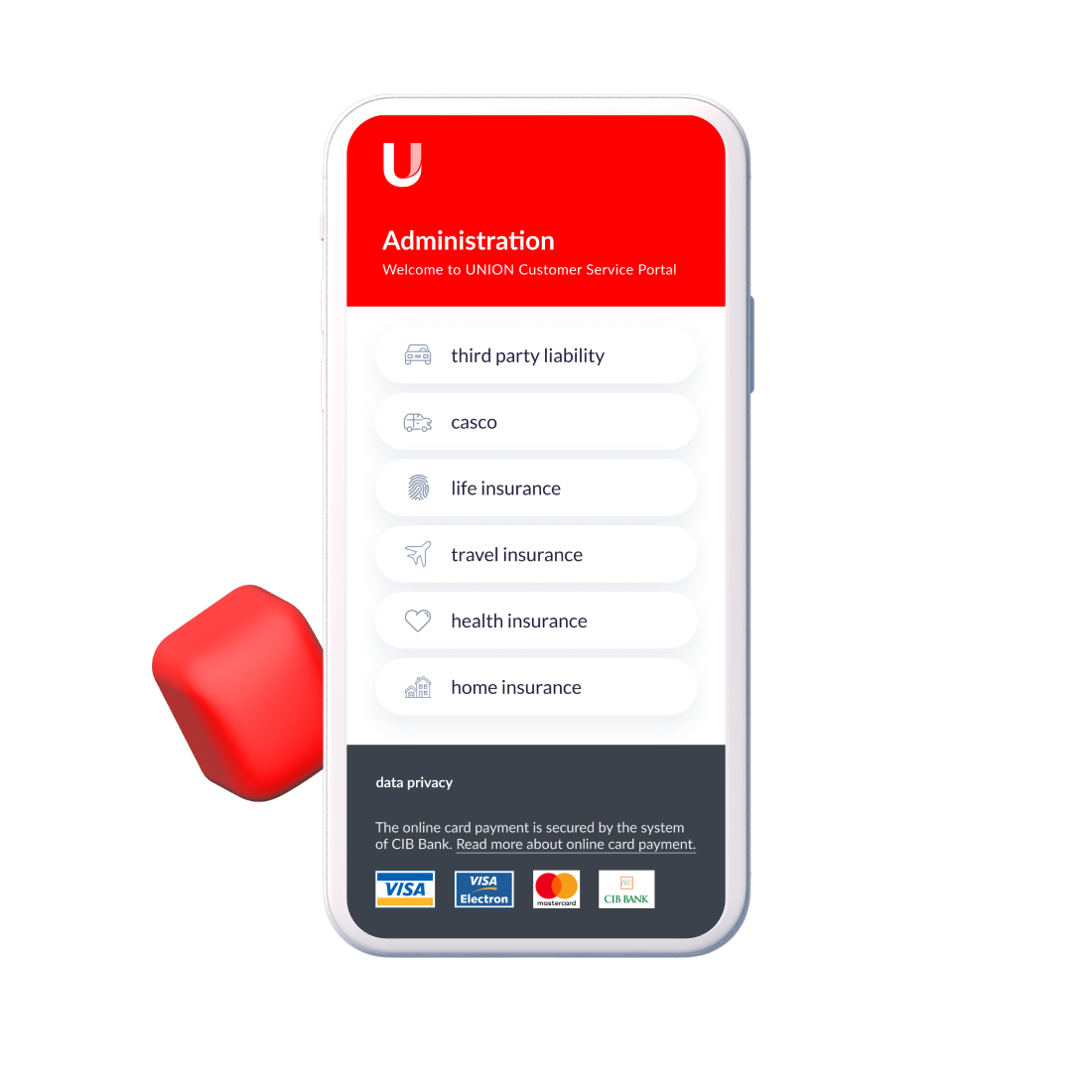 Union main screen - Supercharge case study