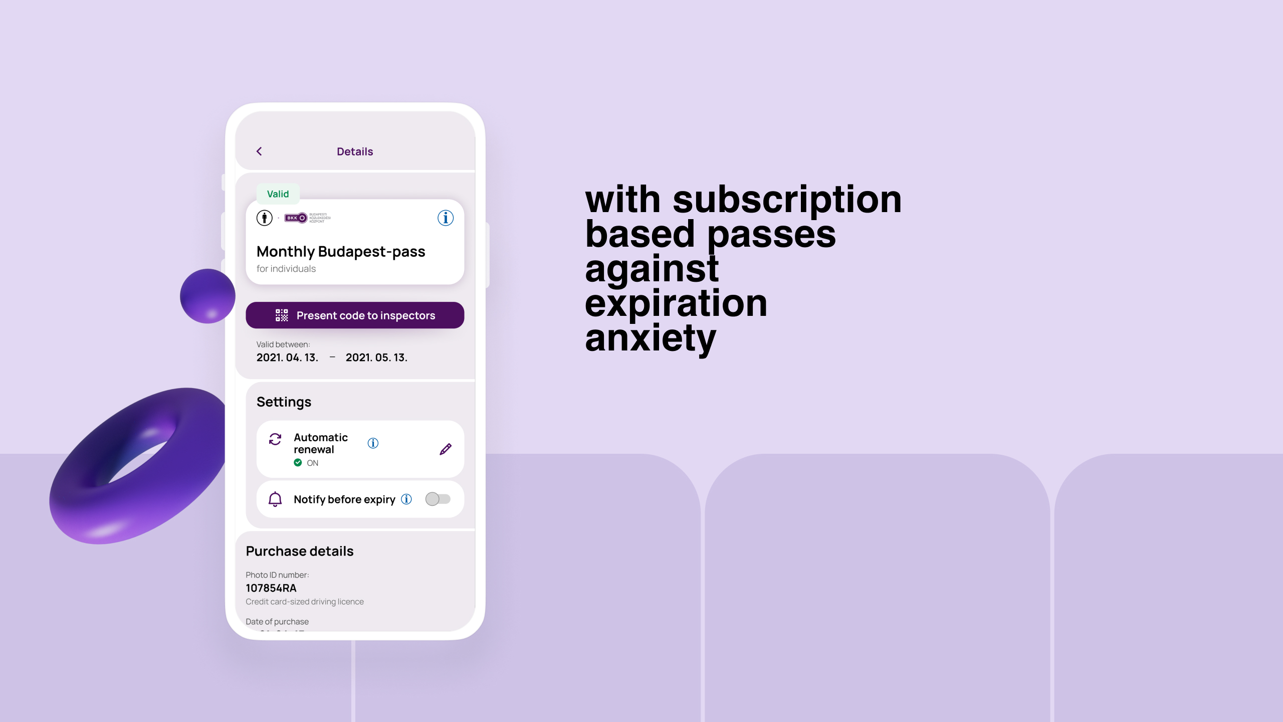 Subscription based passes - budapest go
