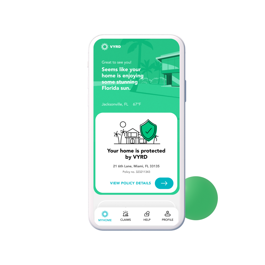 Main mockup - VYRD x Supercharge case study